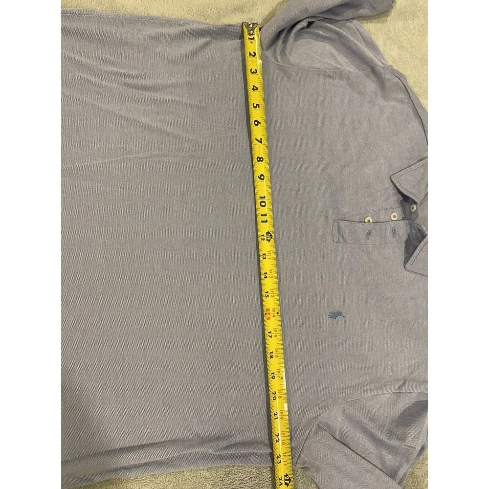 Mens Polo Golf Ralph Lauren Short Sleeve Golf Polo Shirt Blue L